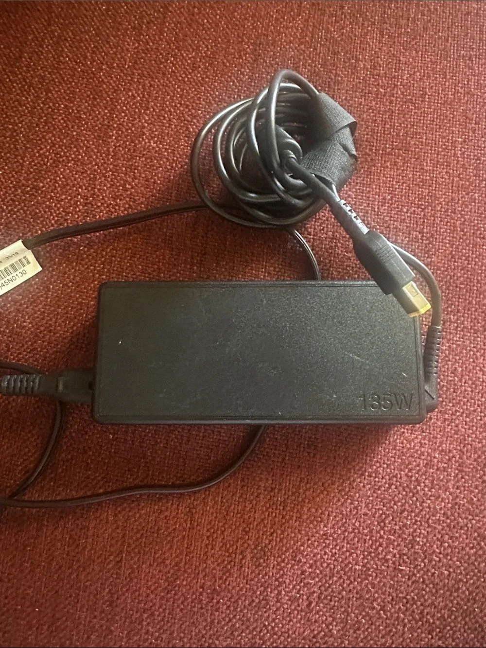 Lenovo Black 135 W AC Power Adapter with Yellow Tip Connector